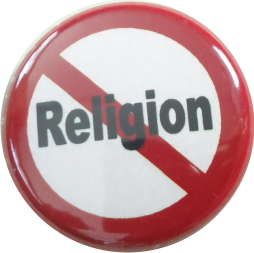 Religion verboten Button